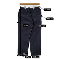ARTS&SCIENCE 0211-U300F-0040 コットン イージー パンツ ネイビー レディース アーツ&サイエンス【中古】5-0616G∞