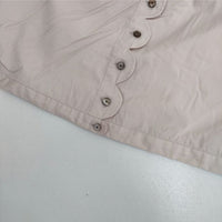 mina perhonen rosee aaa1224 コットン ブラウス シャツ 22AW ピンクベージュ レディース ミナペルホネン【中古】5-0921M∞