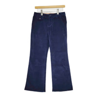 MARC JACOBS 6751157910E コーデュロイ フレア サイズ2 パンツ ネイビー レディース マークジェイコブス【中古】5-0914T△