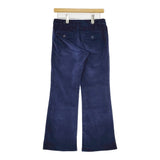 MARC JACOBS 6751157910E コーデュロイ フレア サイズ2 パンツ ネイビー レディース マークジェイコブス【中古】5-0914T△