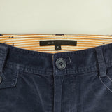 MARC JACOBS 6751157910E コーデュロイ フレア サイズ2 パンツ ネイビー レディース マークジェイコブス【中古】5-0914T△
