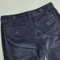 MARC JACOBS 6751157910E コーデュロイ フレア サイズ2 パンツ ネイビー レディース マークジェイコブス【中古】5-0914T△