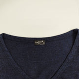 MARGARET HOWELL インディゴ コットン ノースリーブ ワンピース ネイビー レディース マーガレットハウエル【中古】5-0907M∞