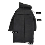 MARGARET HOWELL 旧タグ 英国製 ウール メルトン ダッフルコート ブラック レディース マーガレットハウエル【中古】5-1026A♪