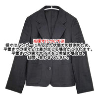 MARGARET HOWELL JK MHW03710395340 SK MHW06710395366 ウール セットアップ ジャケット スカート スーツ チャコールグレー レディース マーガレットハウエル【中古】5-0914T△