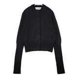 Shinzone LONG RIB CARDIGAN 定価25300円 23AMSNI05 リブ カーディガン 23AW ブラック レディース シンゾーン【中古】5-0917T∞