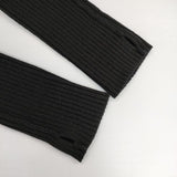 Shinzone LONG RIB CARDIGAN 定価25300円 23AMSNI05 リブ カーディガン 23AW ブラック レディース シンゾーン【中古】5-0917T∞