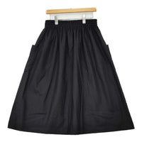atelier naruse wool gather long skirt 定価29700円 na-06027 ウール ロングスカート ブラック レディース アトリエナルセ【中古】5-0917T∞