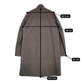 marimekko VIKI ダブルボタンコート サイズ34 コート グレー レディース マリメッコ【中古】5-0920T♪