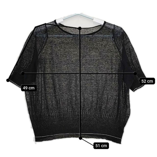 専用です。ミナペルホネン elna カットソー mina perhonen lilas xs8274 半袖 シアーニットソー リネン