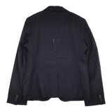 MARGARET HOWELL 578-120205/578-142204 ジャケット パンツ ストライプ セットアップ ネイビー レディース マーガレットハウエル【中古】5-0805M♪