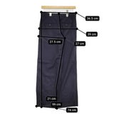 MARGARET HOWELL 578-120205/578-142204 ジャケット パンツ ストライプ セットアップ ネイビー レディース マーガレットハウエル【中古】5-0805M♪