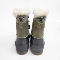 SOREL 新品 TIVOLI 3 スノーブーツ 24.5cm 定価16000円 ブーツ カーキ レディース ソレル【中古】5-1009T◎