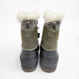 SOREL 新品 TIVOLI 3 スノーブーツ 24.5cm 定価16000円 ブーツ カーキ レディース ソレル【中古】5-1009T◎