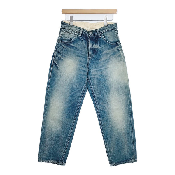 mina perhonen always サイズ36 dn4115 コットンリネン デニムパンツ ライトブルー レディース ミナペルホネン【中古】5-0710G♪