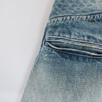 mina perhonen always サイズ36 dn4115 コットンリネン デニムパンツ ライトブルー レディース ミナペルホネン【中古】5-0710G♪