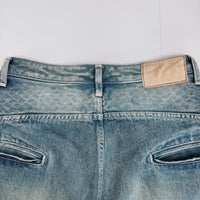 mina perhonen always サイズ36 dn4115 コットンリネン デニムパンツ ライトブルー レディース ミナペルホネン【中古】5-0710G♪