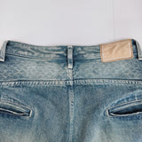 mina perhonen always サイズ36 dn4115 コットンリネン デニムパンツ ライトブルー レディース ミナペルホネン【中古】5-0710G♪