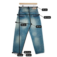 mina perhonen always サイズ36 dn4115 コットンリネン デニムパンツ ライトブルー レディース ミナペルホネン【中古】5-0710G♪