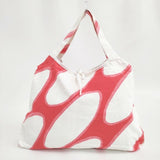 marimekko トートバッグ ホワイト レッド レディース マリメッコ【中古】5-1112G∞