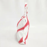 marimekko トートバッグ ホワイト レッド レディース マリメッコ【中古】5-1112G∞