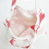 marimekko トートバッグ ホワイト レッド レディース マリメッコ【中古】5-1112G∞