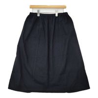 evam eva ウールコットン サルエルパンツ ネイビー レディース エヴァムエヴァ【中古】5-0917T∞