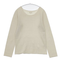 evam eva E173K099 seamless cashmere pullover サイズ1 セーター ニット アイボリー レディース エヴァムエヴァ【中古】5-0914T△