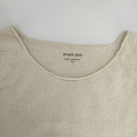 evam eva E173K099 seamless cashmere pullover サイズ1 セーター ニット アイボリー レディース エヴァムエヴァ【中古】5-0914T△