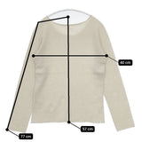evam eva E173K099 seamless cashmere pullover サイズ1 セーター ニット アイボリー レディース エヴァムエヴァ【中古】5-0914T△