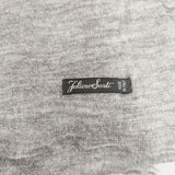 Faliero Sarti ウールシルク 大判 無地 マフラー ストール グレー レディース ファリエロサルティ【中古】5-1023T◎