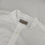 MARGARET HOWELL 578-8153005 FAVORITE SHIRT コットン ハーフボタン プルオーバー 長袖シャツ ホワイト レディース マーガレットハウエル【中古】5-0830M∞