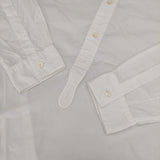 MARGARET HOWELL 578-8153005 FAVORITE SHIRT コットン ハーフボタン プルオーバー 長袖シャツ ホワイト レディース マーガレットハウエル【中古】5-0830M∞