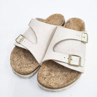 BIRKENSTOCK TATAMI チューリッヒ サンダル ホワイト レディース ビルケンシュットック タタミ【中古】5-0714S◎