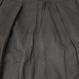 MARGARET HOWELL 578-8132012 Three Pleat Skirt サイズ3 アイリッシュリネンスカート ブラック レディース マーガレットハウエル【中古】5-0710M♪