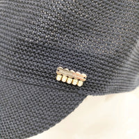 orangette parfait オランジェット 日本製 サイズ約55.5～57.5cm対応 帽子 ハット ネイビー レディース【中古】5-0825M◎