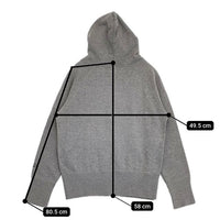 DRESSTERIOR D刺繍 フルジップ サイズ3 パーカー グレー レディース ドレステリア【中古】5-0823M∞