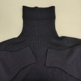 JOURNAL STANDARD ウールカシミヤホールガーメントタートルニット セーター ニット ネイビー レディース ジャーナルスタンダード【中古】5-1026T∞