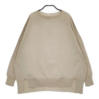 IENA コットンストレッチNEO ワイド長袖プルオーバー 23080900704110 定価16500円 ニット ベージュ レディース イエナ【中古】5-0509M♪