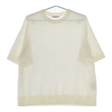 JOURNAL STANDARD アイスコットンハーフスリーブプルオーバー 定価12100円 ニット 23SS オフホワイト レディース ジャーナルスタンダード【中古】5-0607S∞