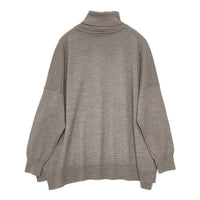 URBAN RESEARCH DOORS Harmony wool Knit ウールワイドタートルネック セーター ニット ベージュ レディース アーバンリサーチドアーズ【中古】5-0917T∞
