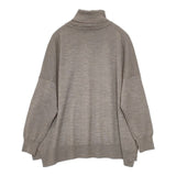 URBAN RESEARCH DOORS Harmony wool Knit ウールワイドタートルネック セーター ニット ベージュ レディース アーバンリサーチドアーズ【中古】5-0917T∞