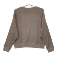 URBAN RESEARCH DOORS タックフライスロングスリーブTシャツ dr46-21e102 ニット ブラウン レディース アーバンリサーチドアーズ【中古】5-0604M∞