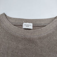 URBAN RESEARCH DOORS タックフライスロングスリーブTシャツ dr46-21e102 ニット ブラウン レディース アーバンリサーチドアーズ【中古】5-0604M∞