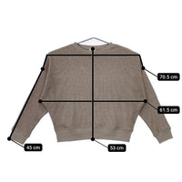 URBAN RESEARCH DOORS タックフライスロングスリーブTシャツ dr46-21e102 ニット ブラウン レディース アーバンリサーチドアーズ【中古】5-0604M∞