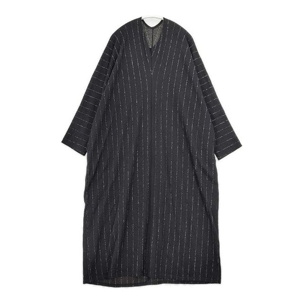 JURGEN LEHL J0141UB022 日本製 ニット ウールコットン ワンピース ブラック レディース ヨーガンレール【中古】5-1026T∞