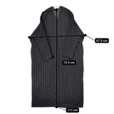 JURGEN LEHL J0141UB022 日本製 ニット ウールコットン ワンピース ブラック レディース ヨーガンレール【中古】5-1026T∞