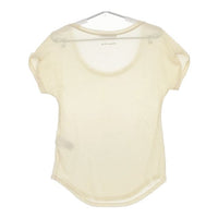 RALPH LAUREN 背中プリント pima cotton 半袖Ｔシャツ カットソー ベージュ レディース ラルフローレン【中古】5-0616S∞