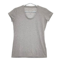 Mademoiselle NONNON イタリア製 無地 半袖Ｔシャツ カットソー グレー レディース マドモアゼルノンノン【中古】5-0616S∞