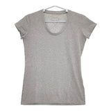 Mademoiselle NONNON イタリア製 無地 半袖Ｔシャツ カットソー グレー レディース マドモアゼルノンノン【中古】5-0616S∞